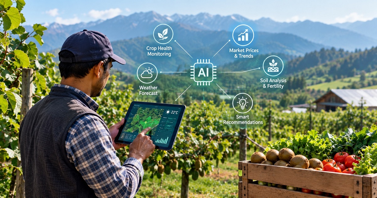 AI technology helping farmers monitor crops and make agricultural decisions